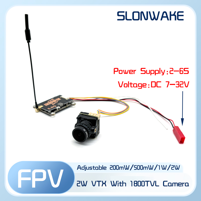 SLONWAKE 5.8G 56CH 2W transmit - Fpv Drone Quadcopter 评论和价格