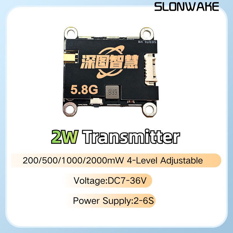 SLONWAKE 5.8G 56CH 2W transmit - Fpv Drone Quadcopter 评论和价格