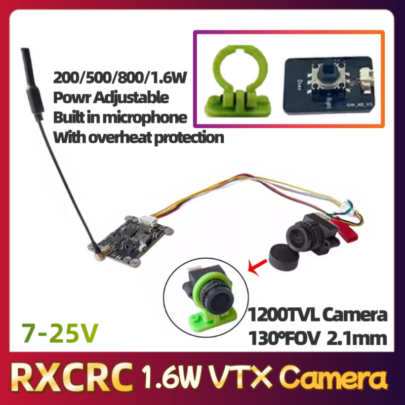 RXCRC 5.8G Module 48CH 1.6W VT - Fpv Drone Receiver 评论和价格