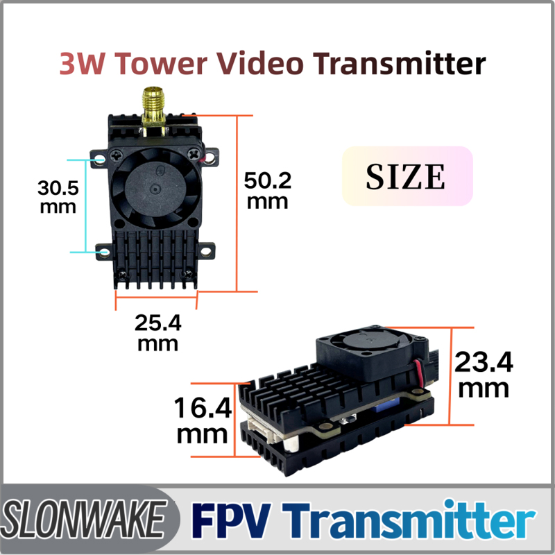 SLONWAKE 5.8G 3000mW Simulatio - Fpv Drone Receiver 评论和价格